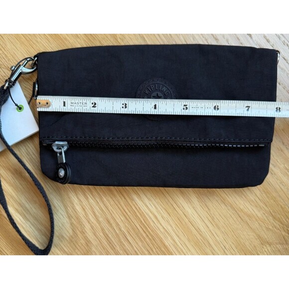 Kipling Lynne 3 In 1 Convertible Hand Bag Black (Missing Belt Strap) NWT - Picture 5 of 9